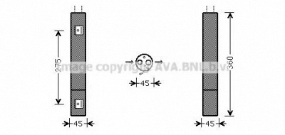 AVA QUALITY COOLING msd471 -  Осушитель, кондиционер